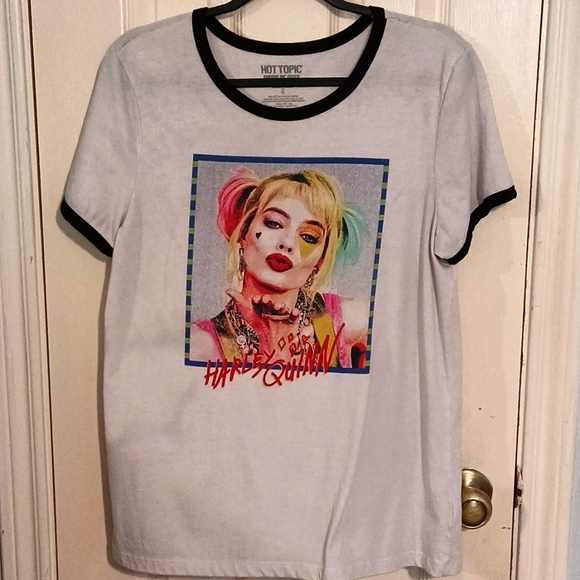Harley Quinn T-shirt Birds of Prey pre-owned - Picture 1 of 3